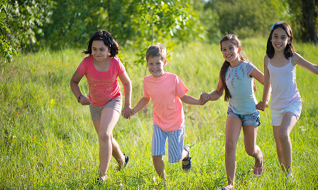 children playing